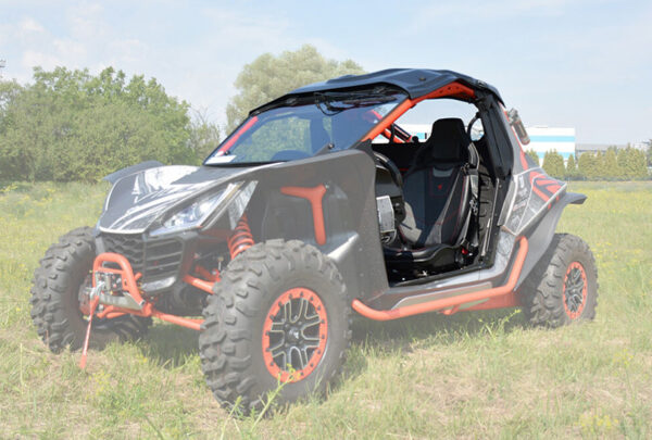 Halbkabine (Windschutzscheibe, Dach, Heckscheibe, Scheibenwischer) Segway Villain SX10 (2021-2023)